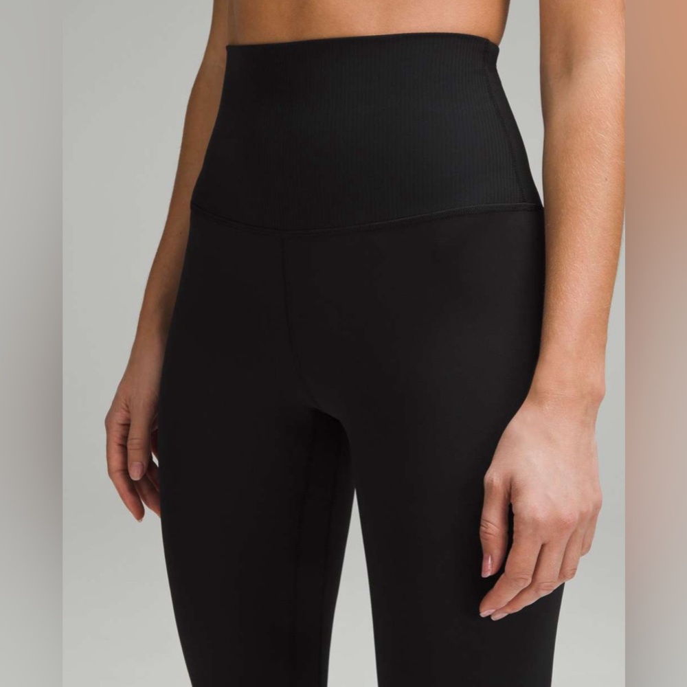 Lululemon Align Ribbed High-Rise Pant 28" Black size 4 NWT - Picture 3 of 5